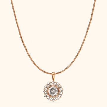 Floral Diamond Pendant